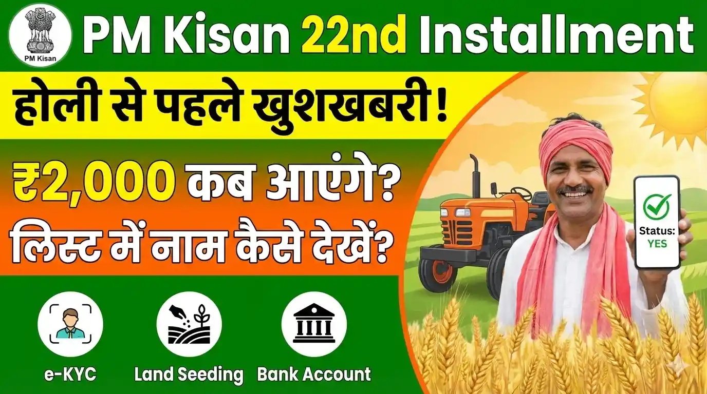 PM Kisan 22nd Installment Update 2026